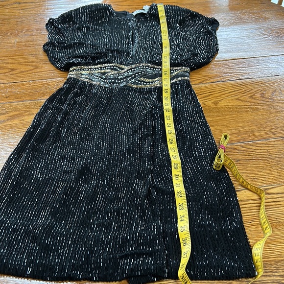 Bob Mackie Boutique black/gold beaded cocktail/evening dress. Size 6. - Picture 11 of 15